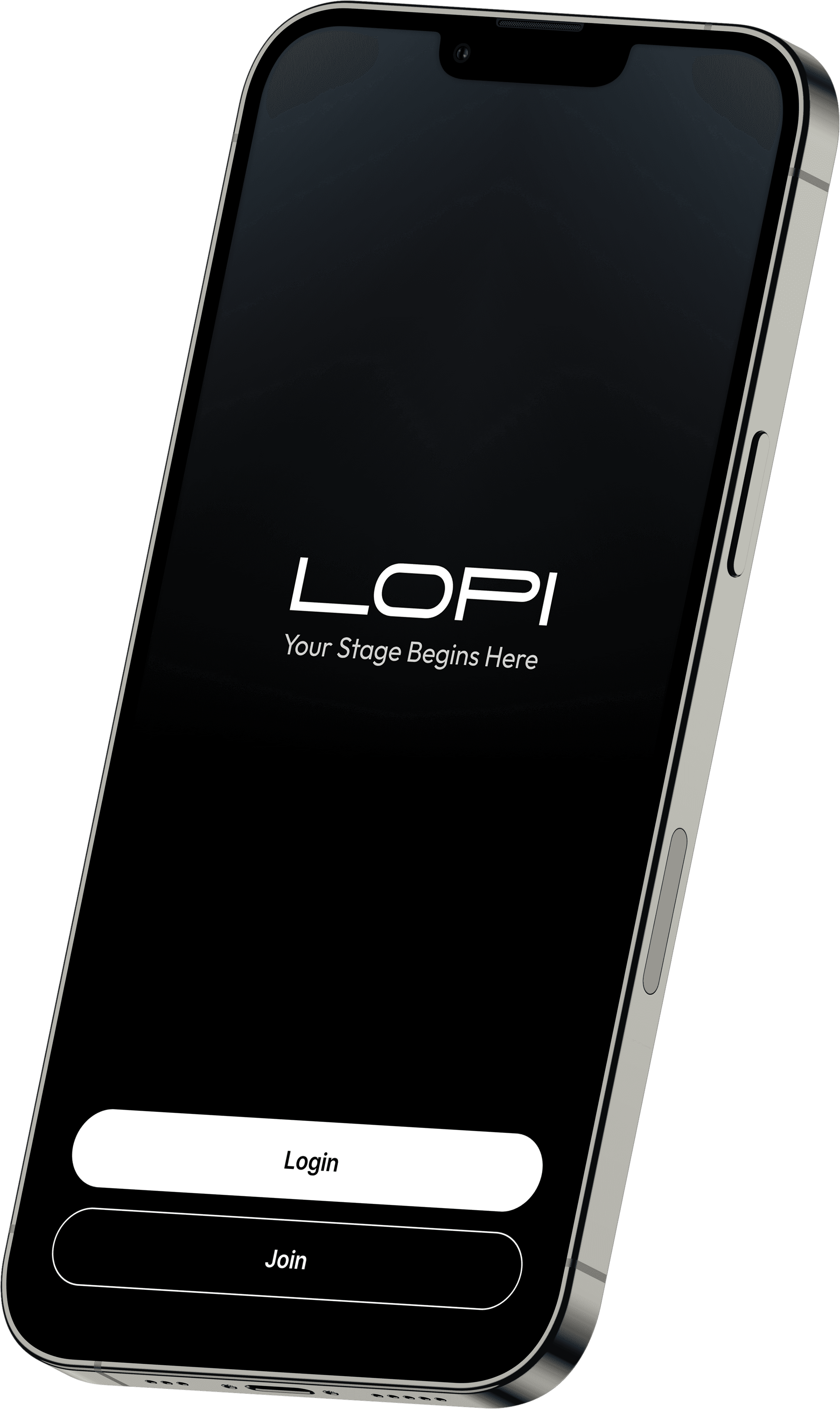 LOPI 앱 로그인 화면